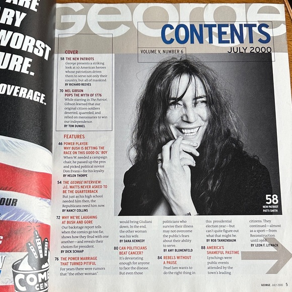 George Magazine July 2000 Issue - Picture 3 of 4